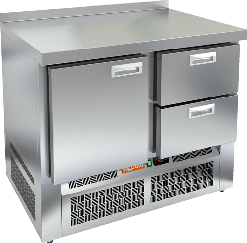 Столы холодильные СТОЛ С МОРОЗИЛЬНЫМ ШКАФОМ HICOLD GNE 12/BT (R290)