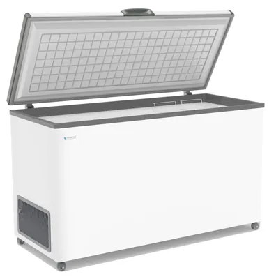 Лари морозильные Ларь морозильный FROSTOR F 500 S белый (серая рамка) STANDART (пропан)