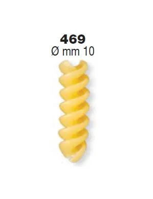 Форма LA MONFERRINA для DOLLY / P.NUOVA FUSILLI (2 PRINCIPI) 10 мм диаметр 469 бронза