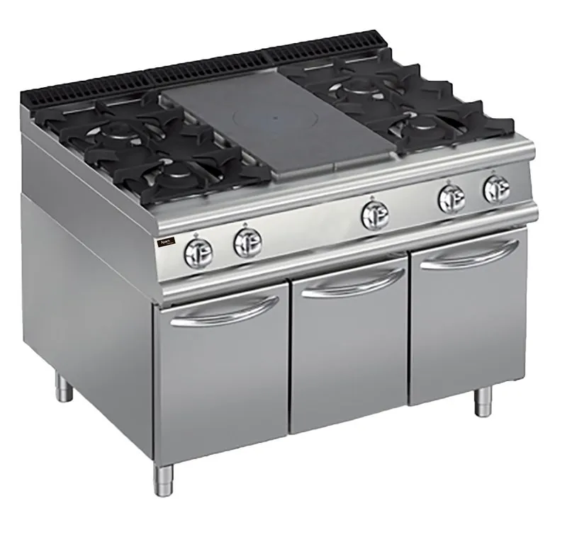Плиты профессиональные ПЛИТА СО СПЛОШНОЙ ПОВЕРХНОСТЬЮ ГАЗОВАЯ 900 СЕРИИ APACH CHEF LINE LRSTG129R4CS