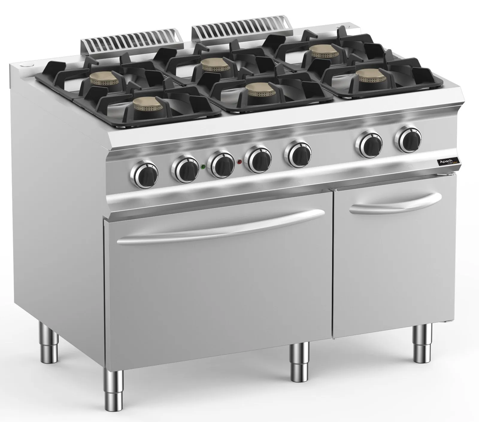 Плита газовая 6 конфорочн. 700 серии APACH CHEF LINE GLRRG117FEP XL