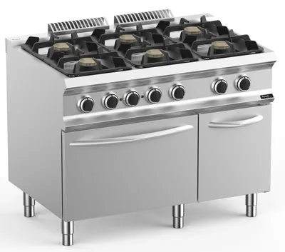 Плиты профессиональные ПЛИТА ГАЗОВАЯ 6 КОНФОРОЧН. 700 СЕРИИ APACH CHEF LINE GLRRG117FEP XL