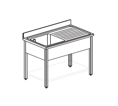Ванны моечные ВАННА МОЕЧНАЯ APACH CHEF LINE LS157-65RW