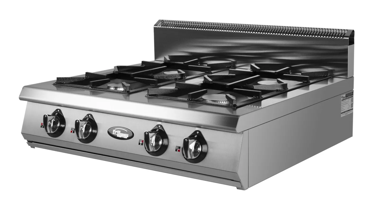 Плиты профессиональные ПЛИТА 4 КОНФ. GRILL MASTER Ф4ПГ/800 ГАЗ 50003
