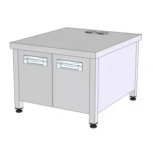 Подставки под оборудование Подставка для ПММ RoboLabs STBK-060/7,5-H50-D