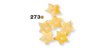 Форма LA MONFERRINA для P6/P12 STELLE 11 MM 273 бронза