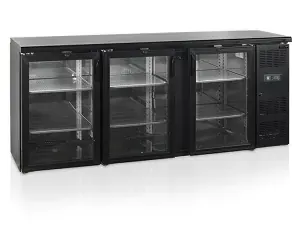 Шкафы морозильные Шкаф холодильный со стеклом Tefcold CBC310G