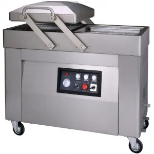 Машина для вакуумной упаковки HUALIAN MACHINERY DZQ-410/2SA (HVC-410S/2A-G) SS (нерж., газ)