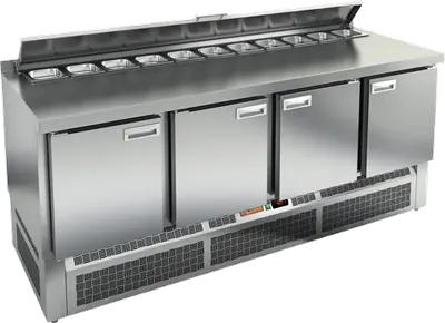 Столы для пиццы и салатов СТОЛ ДЛЯ САЛАТОВ HICOLD SLE2-1111SN (1/6) (R290)