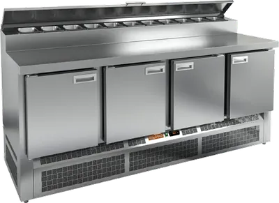 Столы для пиццы и салатов СТОЛ ДЛЯ ПИЦЦЫ HICOLD PZE2-1111/GN (1/6H) (R290)