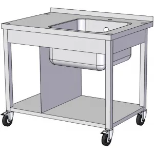 Ванна моечная RoboLabs ВМЦП1-090/7Л-B85-ДК