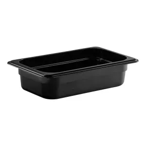 Гастроёмкости и крышки Гастроемкость GN1/4х65 поликарбонат черный Cambro 42CW-110