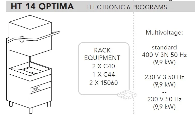 Машина посудомоечная Dihr HT 14 OPTIMA