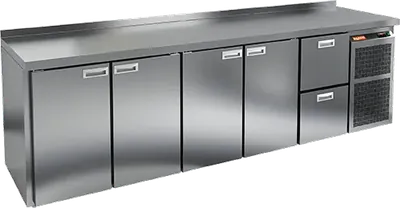 Столы холодильные СТОЛ С ХОЛОДИЛЬНЫМ ШКАФОМ HICOLD SN 11112 BR2 TN (R290)