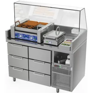 Станция для бургеров и хот-догов Atesy Бавария БХС -1235.700-02