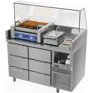 Станция для бургеров и хот-догов Atesy Бавария БХС -1235.700-02