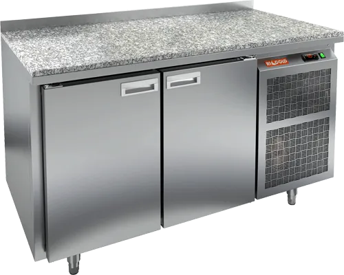 Стол с холодильным шкафом Hicold BN 11/TN камень (R290)