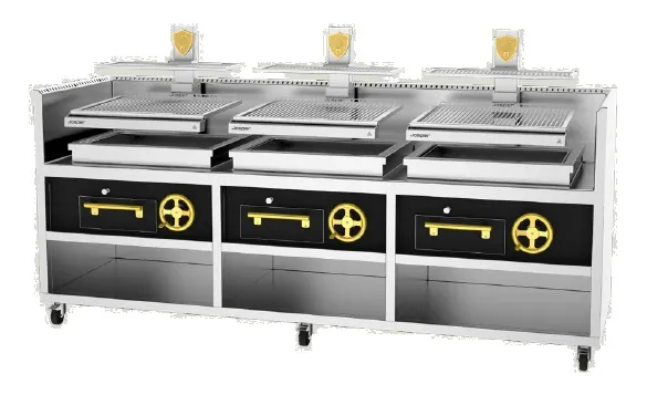 Грили на углях и дровах ГРИЛЬ ОТКРЫТЫЙ JOSPER BASQUE PVJ-76-3-3-MB