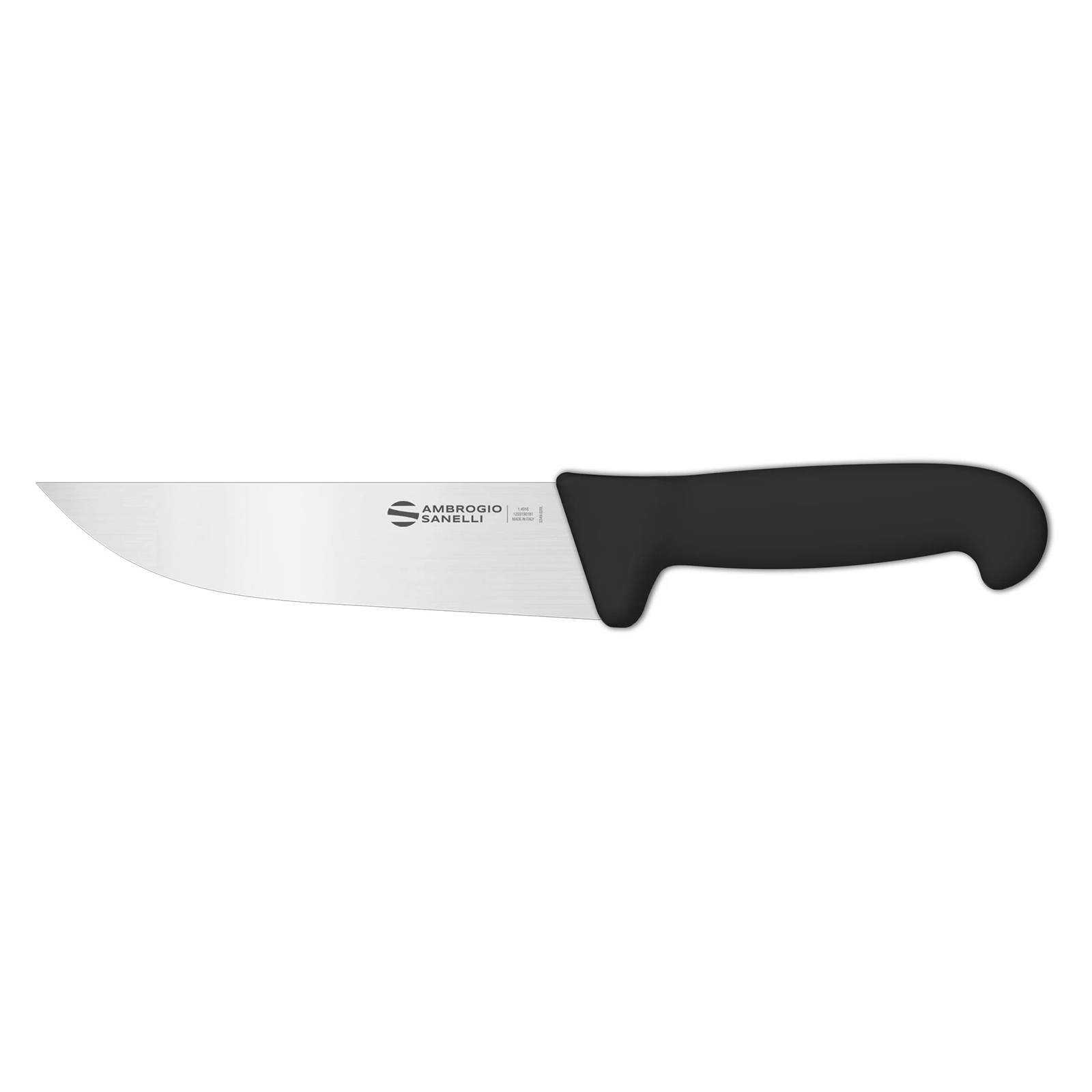 Нож Sanelli Ambrogio серии Supra, SM09016B, для мяса 160 х 36 мм, черный