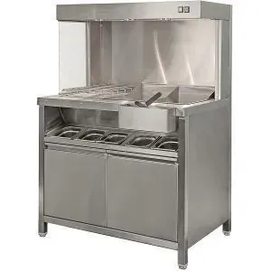 Витрины тепловые Станция для фасовки картофеля фри RoboLabs STF-060