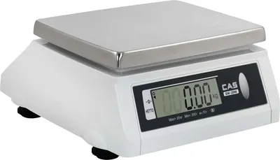 Весы торговые ВЕСЫ ЭЛ.ПОРЦИОННЫЕ CAS SW-20W (DD) ДВА ДИСП