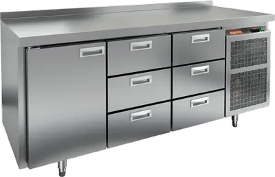 Столы холодильные СТОЛ С ХОЛОДИЛЬНЫМ ШКАФОМ HICOLD BN 133/TN (R290)