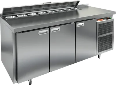 Столы для пиццы и салатов СТОЛ ДЛЯ САЛАТОВ HICOLD SL2-111GN (1/6) (R290)