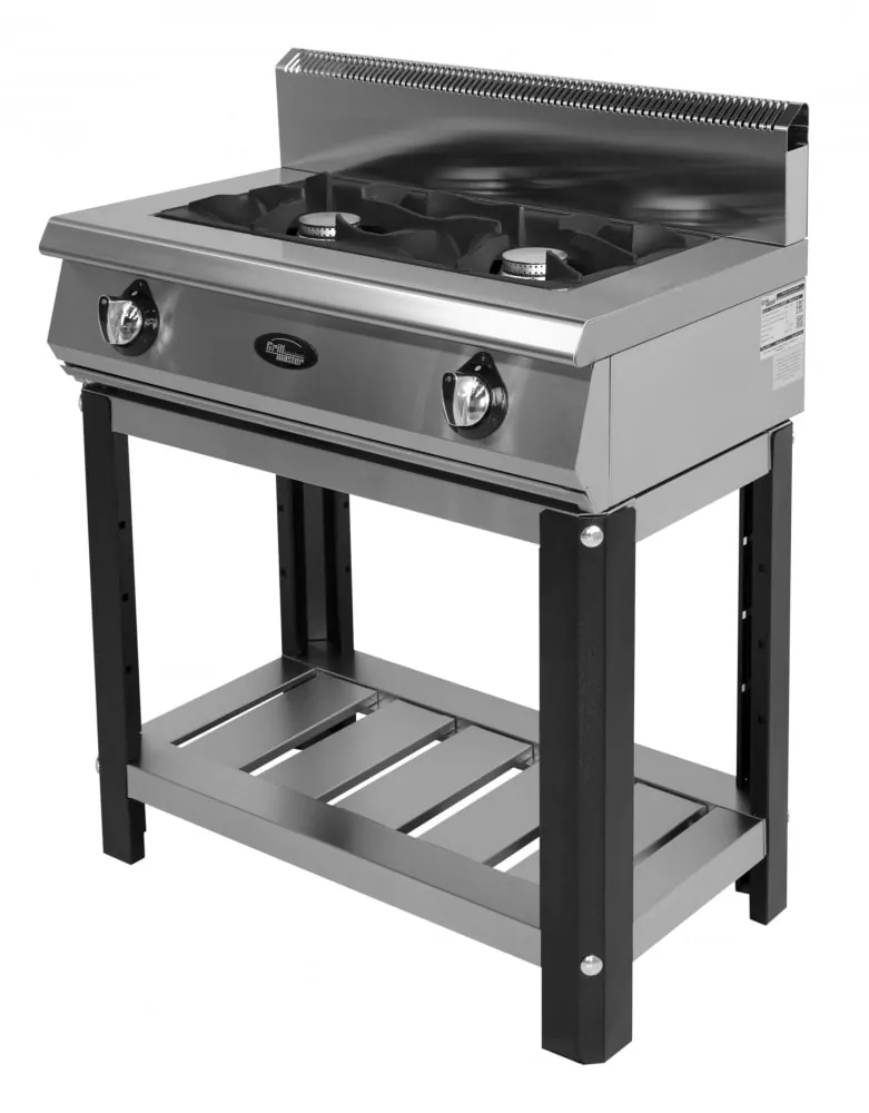 Плита 2 конф. GRILL MASTER Ф2ЖТЛПГ газ 50014
