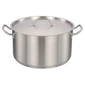 Наплитная посуда Кастрюля D 24см h 20см 9л с крышкой INDOKOR 35762