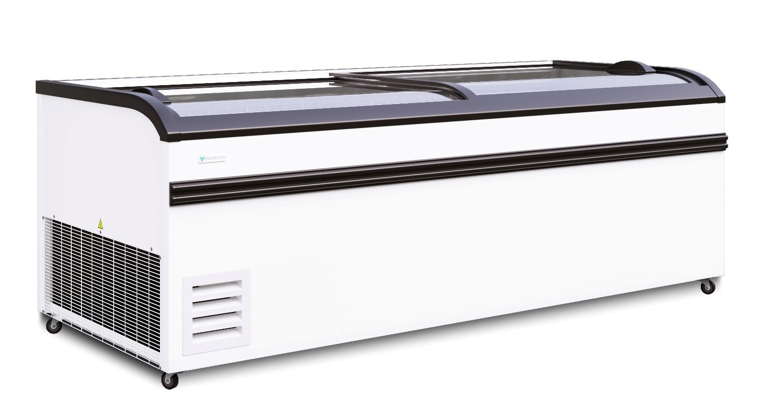Бонеты БОНЕТА МОРОЗИЛЬНАЯ FROSTOR F 2100 ВЕ С ГНУТЫМ СТЕКЛОМ