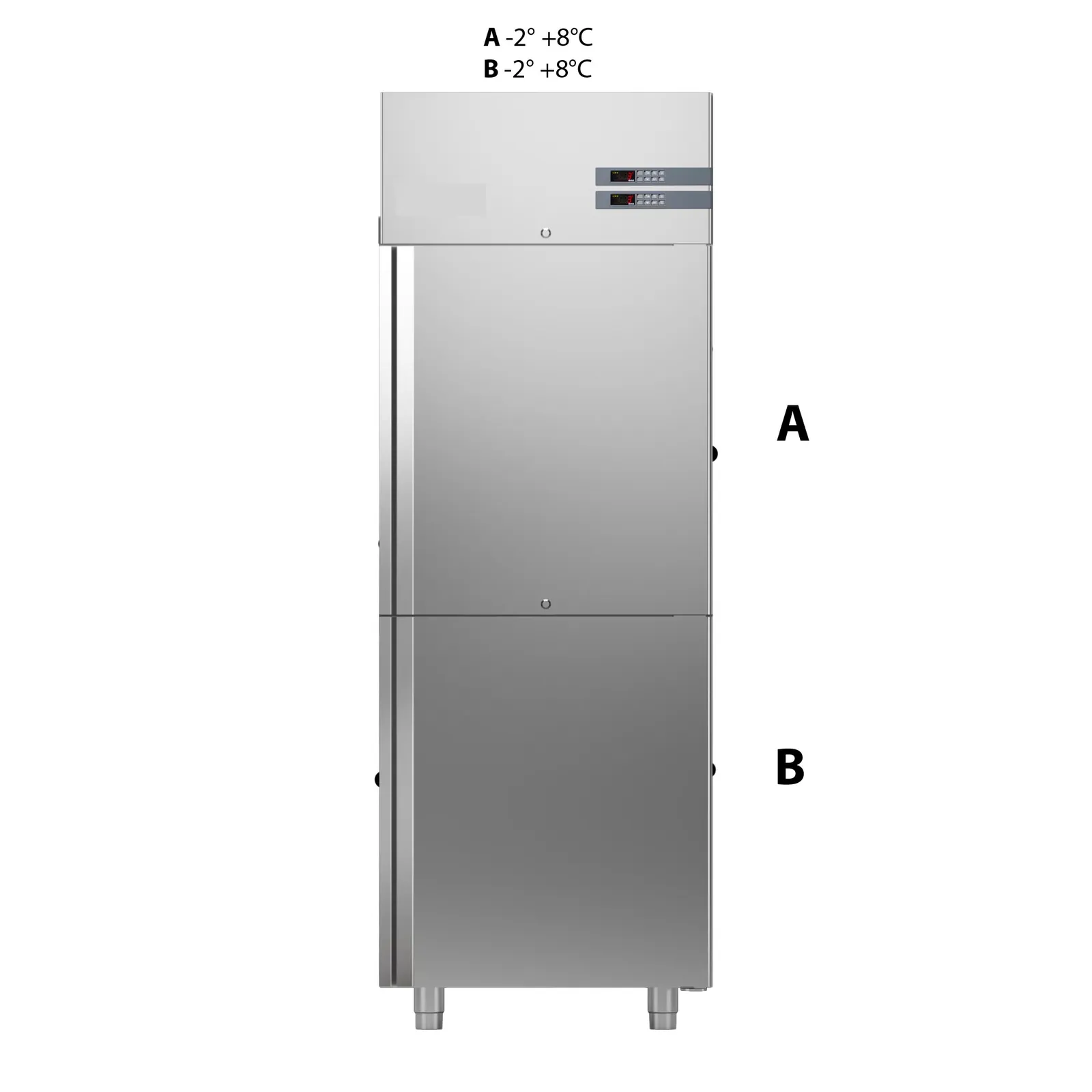 Шкаф комбинированный 700 литров APACH CHEF LINE LCK70PD2