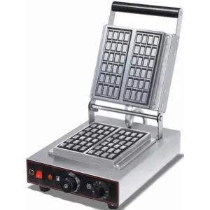 Вафельница для бельгийских вафель EKSI IWB-1S (прямоугольная)