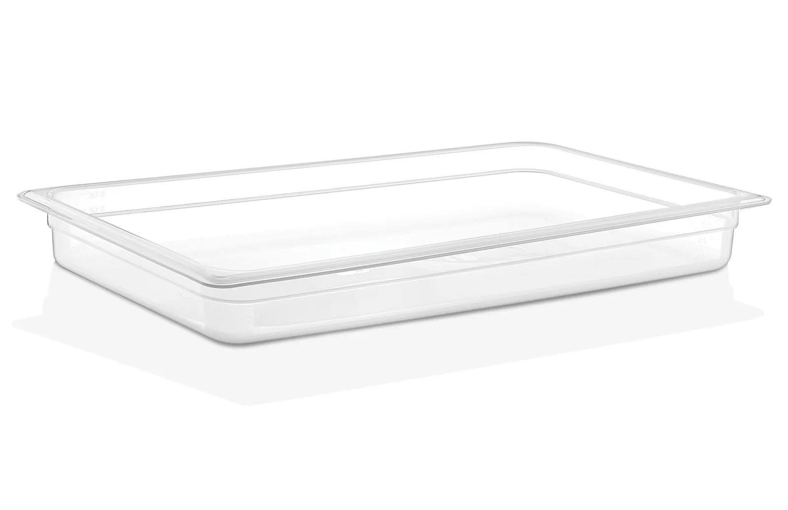 Гастроемкость 1/1 h= 65 мм. 530*325 мм. 6 л. п/п прозрачная GP Gastroplast