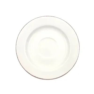 Блюдце Bonna серии Ретро, E100BNC01CT, 70913, d=160 мм коричн край чашка 69214, 69212 форма Банкет