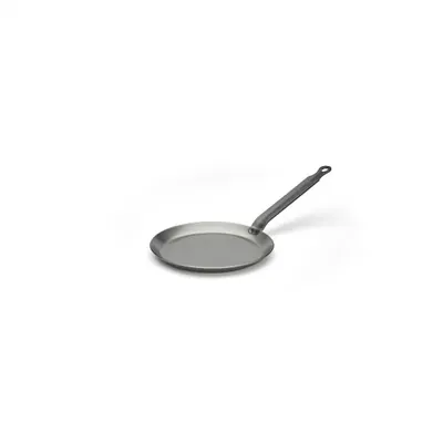 Сковорода для блинов d=18 см. h=1,5 см. 0,35 л. белая сталь (индукция) Carbone Steel De Buyer (5120.18)