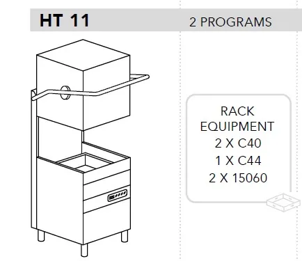 Машина посудомоечная Dihr HT 11 1Ф