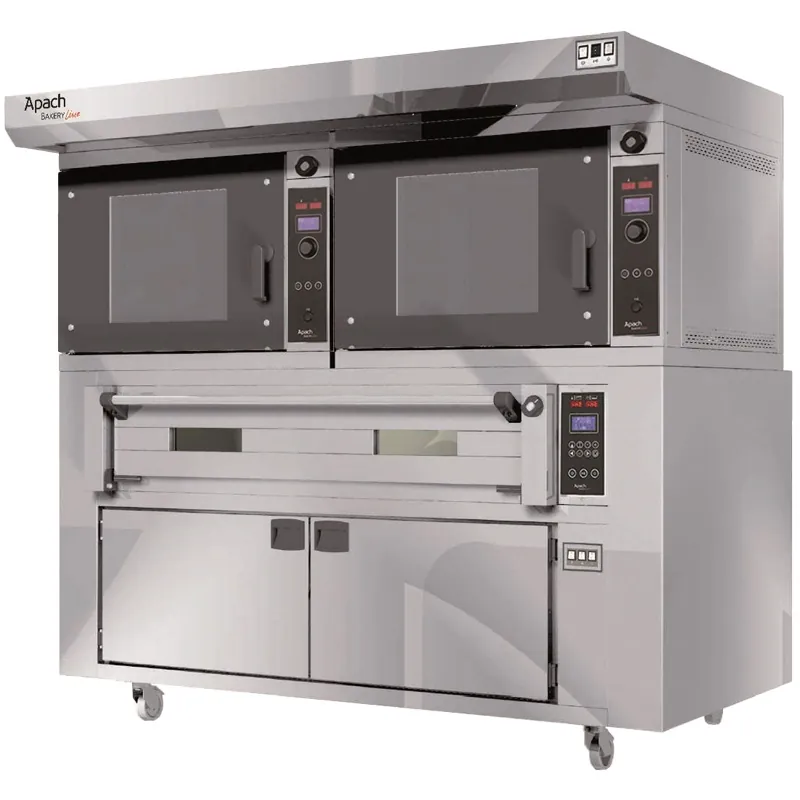 Конвекционные печи ПЕЧЬ КОНВЕКЦИОННАЯ С ПОДОМ С РАССТОЙКОЙ APACH BAKERY LINE 2K5TP DP+E4L18PA DPBI-T