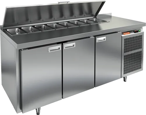 Столы для пиццы и салатов СТОЛ ДЛЯ САЛАТОВ HICOLD SL1-111SN (1/3) (R290)