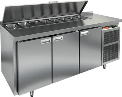 Столы для пиццы и салатов СТОЛ ДЛЯ САЛАТОВ HICOLD SL1-111SN (1/3) (R290)