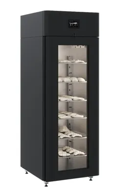Шкафы морозильные ШКАФ ХОЛОД.СО СТЕКЛЯННОЙ.ДВЕРЬЮ POLAIR CS107 BAKERY BR BLACK (ТИП 1 С ДИСПЛЕЕМ 5) 1001234d