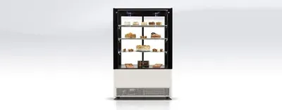 Витрины кондитерские Витрина Cryspi Elegia Quadro К 1000Д R290 (ЕL.2.G9005мат.A9005мат.B9010стр.м.P1.PS)