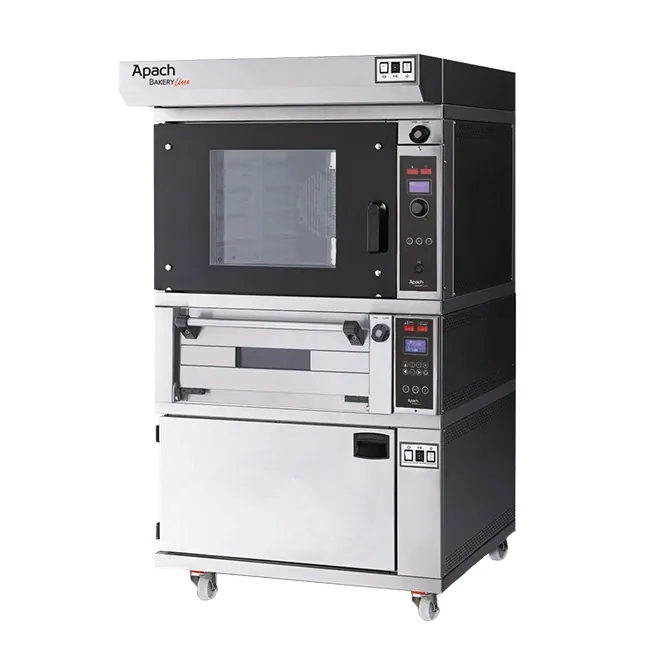 Конвекционные печи ПЕЧЬ КОНВЕКЦИОННАЯ С ПОДОМ С РАССТОЙКОЙ APACH BAKERY LINE K5TP DP+E224PA