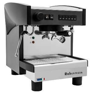Кофемашины КОФЕМАШИНА АВТОМАТ ROBUSTEZZA ST1E/ ЧЕРНАЯ+ВЫСОКАЯ ГРУППА 1Ф