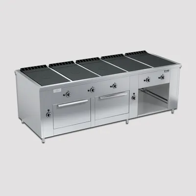 Плиты профессиональные Плита Вулкан-Heidebrenner ПРГ-IIA-5C 2ДШ Maxi, 82532, газовая