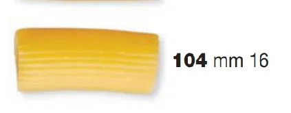 Форма LA MONFERRINA для Р6/P12 RIGATONI 16 MM 104 бронза