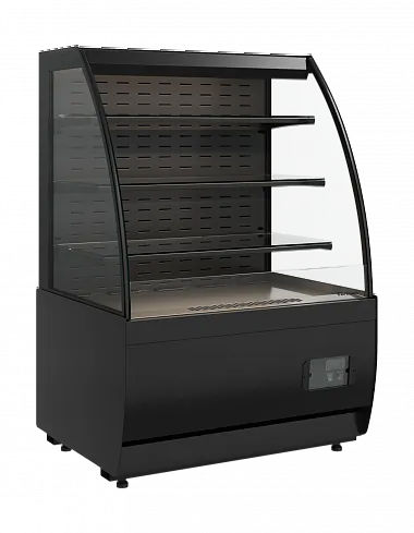 Витрины кондитерские Витрина холодильная K70 VM 1,3-2 STANDARD открытая, горка (9005)