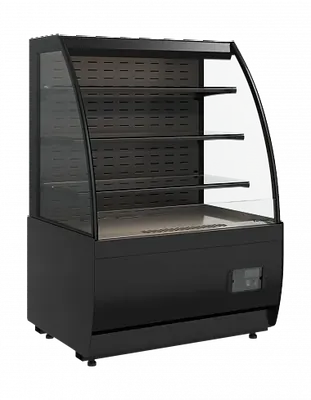 Витрины кондитерские Витрина холодильная K70 VM 1,3-2 STANDARD открытая, горка (9005)