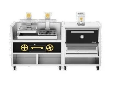 Грили на углях и дровах ГРИЛЬ-ПЕЧЬ КОМБИНИРОВАННАЯ JOSPER COMBO CVJ-50-2-1-PRO-M