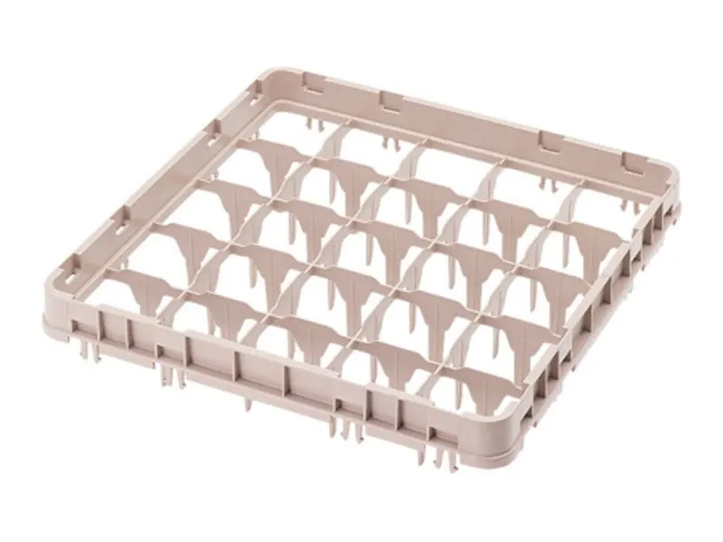 Кассета для мойки и хранения Cambro 49E1151, доп. секция 49 ячеек, мягко-серый