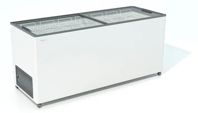 Лари морозильные ЛАРЬ МОРОЗИЛЬНЫЙ FROSTOR F 600 С ПРЯМОЕ СТЕКЛО СЕРЫЙ (ПРОПАН)